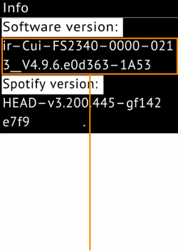 where to find software version on R-Series products