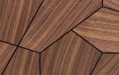 Penta-Chord Walnut finish