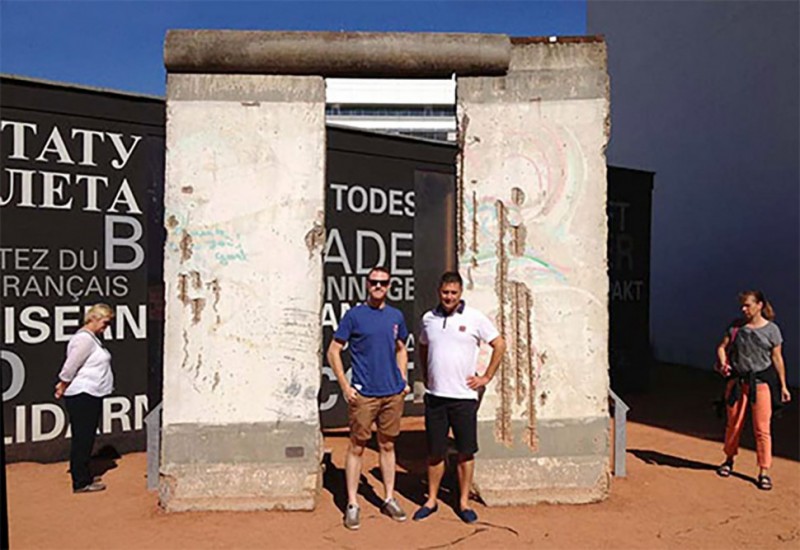 Ed and Jason in Berlin