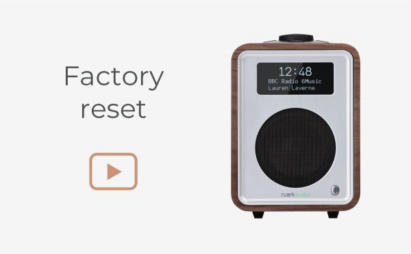 Perform a factory reset
